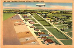 The Cleveland Municipal Airport Postcard