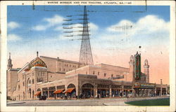 Shrine Mosque and Fox Theatre Postcard