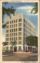 Pennsylvania Hotel St. Petersburg, FL Postcard Postcard