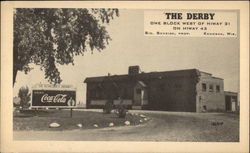 The Derby - One Block West of Hwy 31 on Hwy 43 - Sid Scheibe, Prop Kenosha, WI Postcard Postcard