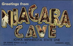 Greetings from Niagara Cave Postcard