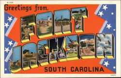 Greetings from Fort Jackson, South Carolina Postcard Postcard