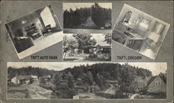 Taft Auto Park Postcard