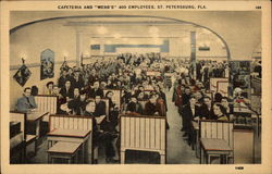 Cafeteria and Webb's 400 Employees St. Petersburg, FL Postcard Postcard