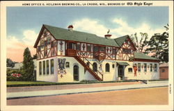 Home Office G. Heileman Brewing Co. - Brewers of Old Style Lager La Crosse, WI Postcard Postcard