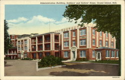 Administration Building, Soldier's and Sailors' Home Grand Island, NE Postcard Postcard