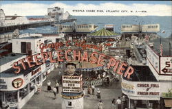 Steeple Chase Pier Postcard