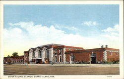 Union Pacific Station Grand Island, NE Postcard Postcard