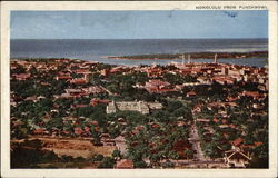 View of Honolulu From the Punchbowl Postcard