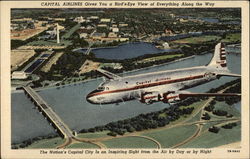 Capital Airlines Gives You a Bird's-Eye View of Everything Along the Way Washington, DC Washington DC Postcard Postcard