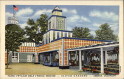 Picnic Pavilion near the Famous Theatre - Elitch Gardens Postcard