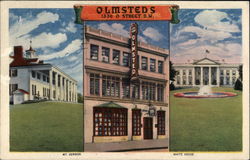 Greetings from Olmsteds, Washington's Famous Restaurant District Of Columbia Washington DC Postcard Postcard