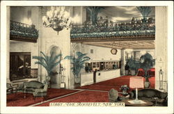 Lobby -The Roosevelt Postcard