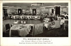 The Roosevelt Hotel - The Roosevelt Grill Postcard