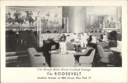 The Rough Rider Room Cocktail Lounge, The Roosevelt Postcard