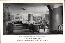 The Rough Rider Room Cocktail Lounge, The Roosevelt Postcard