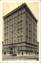 Hotel Lucerne New York, NY Postcard Postcard