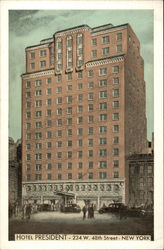 Hotel President Postcard