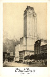 Hotel Pierre New York, NY Postcard Postcard