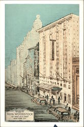 Hotel Woodstock New York, NY Postcard Postcard