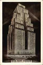 Hotel New Yorker at 34th Street & Eighth Avenue Postcard Postcard