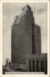 Kenmore Hall New York City, NY Postcard Postcard