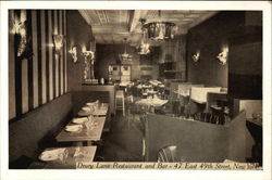 Drury Lane Restaurant and Bar - 47 East 49th Street Postcard