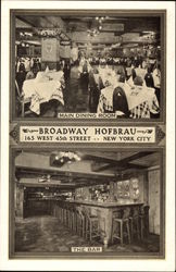 Broadway Hofbrau New York, NY Postcard Postcard