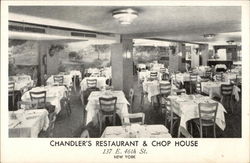 Chandler's Restaurant & Chop House - 137 E. 46th Street New York, NY Postcard Postcard