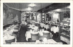 Patsy's Italian Restaurant Postcard