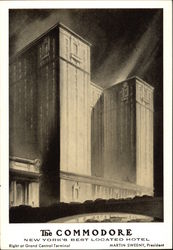 The Commodore Hotel Postcard