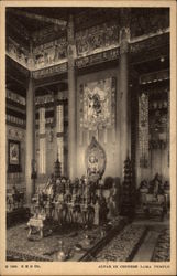 Altar in Chinese Lama Temple, Century of Progress, 1933 Postcard