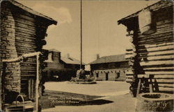 Replica Old Fort Dearborn - A Century of Progress 1933 Chicago World Fair Postcard Postcard