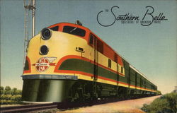 The Southern Belle Trains, Railroad Postcard Postcard