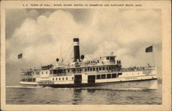 SS Town of Hull Riverboats Postcard Postcard