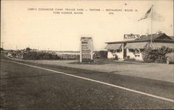 Libby's Oceanside Camp, Trailer Park - Tenting - Restaurant, Route IA 4298 Postcard