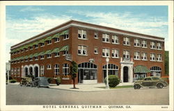 Hotel General Quitman - "Where Safety and Comfort Cost so Little" Georgia Postcard Postcard