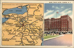 Mark Twain Hotel Postcard