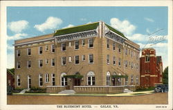 The Bluemont Hotel - Modern, Popular Prices Galax, VA Postcard Postcard