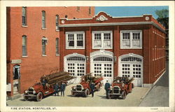 Fire Station Postcard