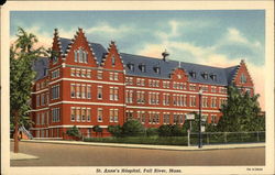 St. Anne's Hospital Fall River, MA Postcard Postcard