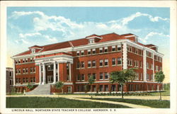 Lincoln Hall, Northern State Teacher's College Postcard