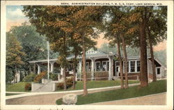 Administration Building, YMCA Camp Lake Geneva, WI Postcard Postcard