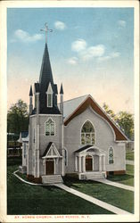 St. Agnes Church Lake Placid, NY Postcard Postcard