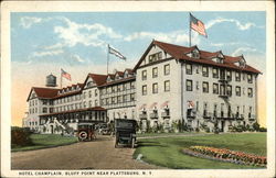 Hotel Champlain at Bluff Point Plattsburgh, NY Postcard Postcard