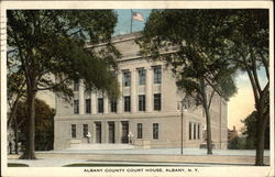 Albany County Court House New York Postcard Postcard