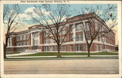 New Southside High School Elmira, NY Postcard Postcard