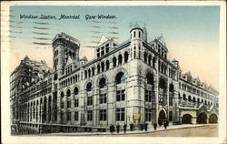 View of Windsor Station Postcard