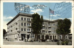 View of Acacia Hotel Postcard