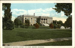 Museum of Natural History, City Park Postcard